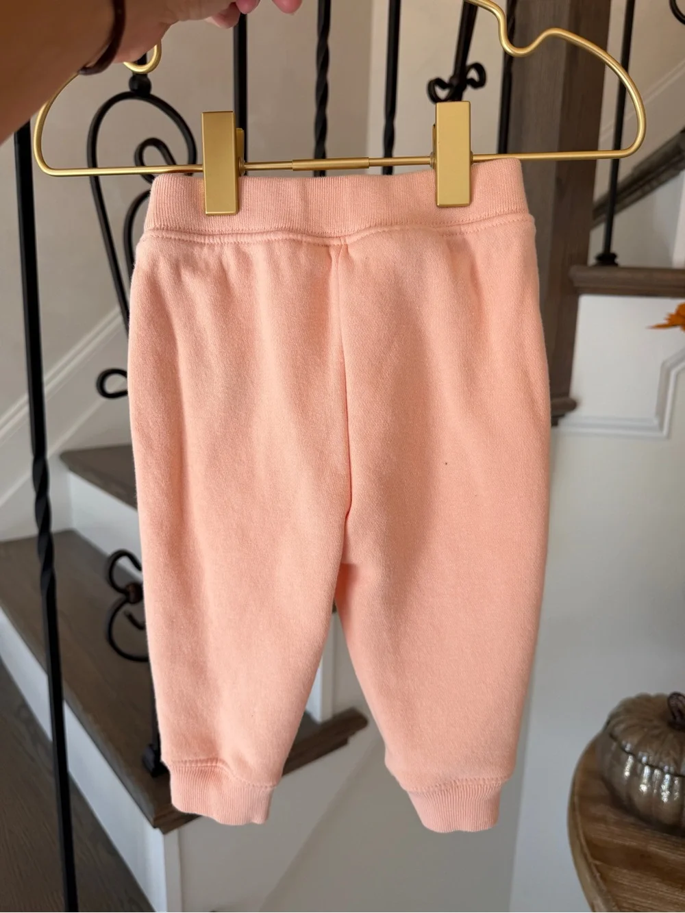 Baby Gap x Disney Minnie Mouse Hoodie & Jogger Tracksuit Set Peach 6-12 Months